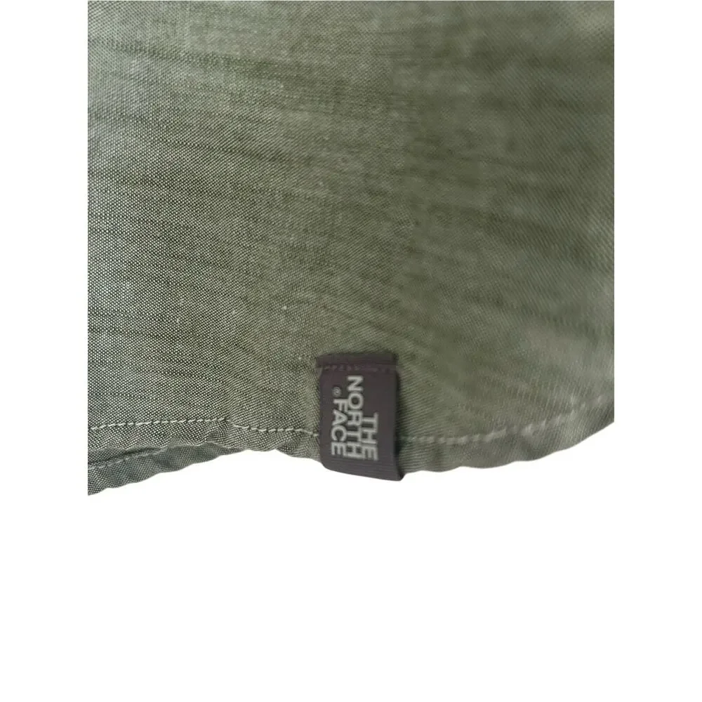 The North Face Men’s Lightweight Heathered Green Button-Up Shirt Size XXL
